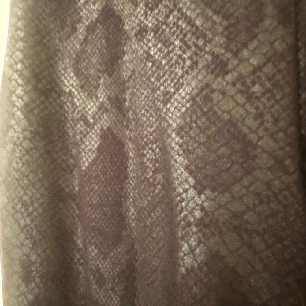 Leggings—Snake print pattern. Excellent condition.